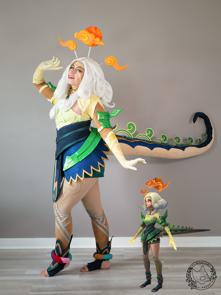 100% Handmade costume - Shan Hai Scrolls Neeko from League of Legends