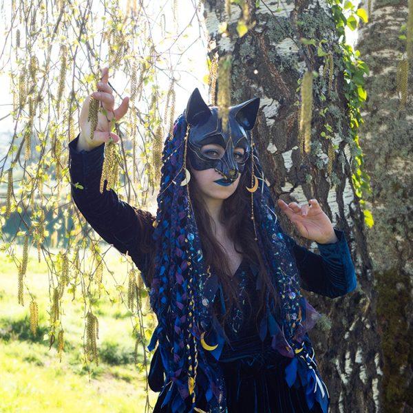 UNIQUE Fox skull Headpiece - Astrea