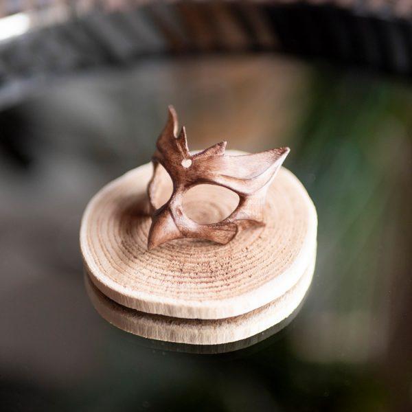 Collier crâne de chouette OWL - Sable